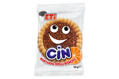Eti Cin Orange Jelly Biscuit 36 Pieces - 1