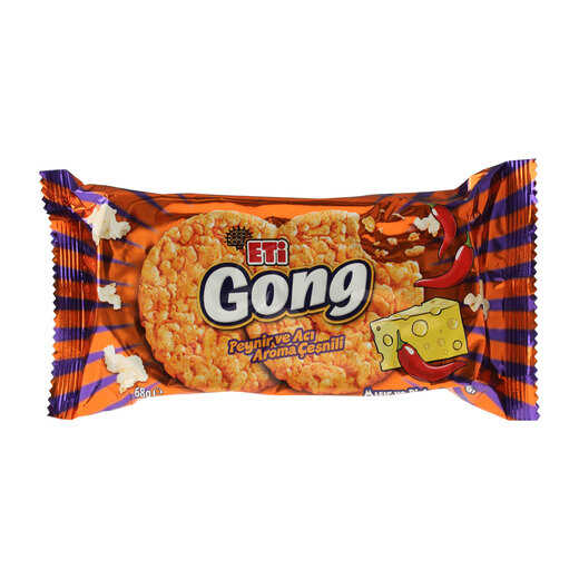Eti Gong Cheese And Spicy Flavour 5 Pieces