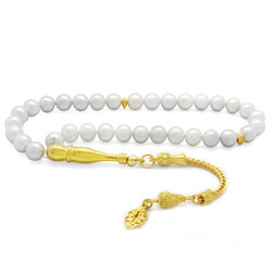 925 sterling silver, gold, tasbih, sphere, pearls, natural stone, tasbih - 1