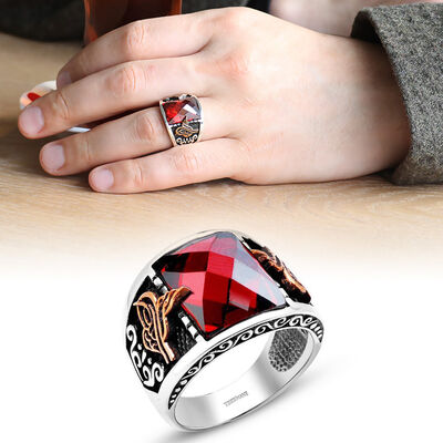 925 Sterling Silver Mens Ring - 1