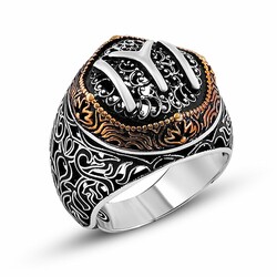 925 Sterling Silver Mens Ring - 3