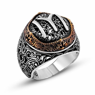 925 Sterling Silver Mens Ring - 3
