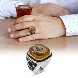 925 Sterling Silver Mens Ring With 