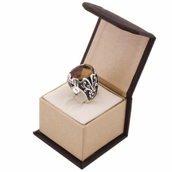 925 Sterling Silver Mens Ring With Sultanite And Gift Box - 4