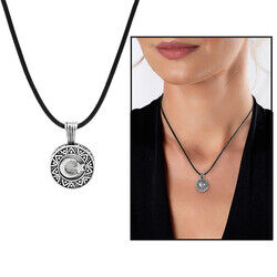 925 Sterling Silver Necklace With Personalized Design With Crescent And Star Logo - 4