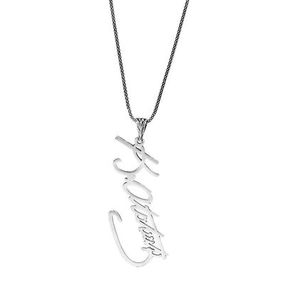 Ataturk Signature 925 Sterling Silver Necklace - 3