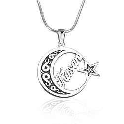 Ayyildiz Design Personalized Name Necklace Written İn 925 Sterling Silver Mens Necklace - 3