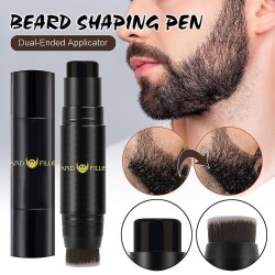 Beard Pen Filler,beard Filling Stick And Brush 2 In 1 For Men,waterproof&long Lasting - 1