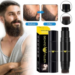 Beard Pen Filler,beard Filling Stick And Brush 2 In 1 For Men,waterproof&long Lasting - 2