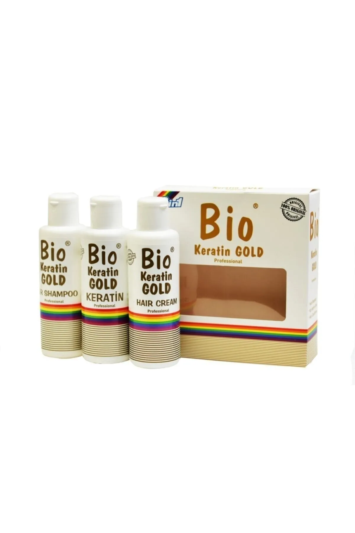 Bio Keratin Gold Brazilian Blow Dry Keratin Mini 3-Set 150 ml - 3