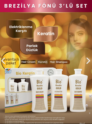 Bio Keratin Gold Permanent Hair Forming Set Of 3 - 1