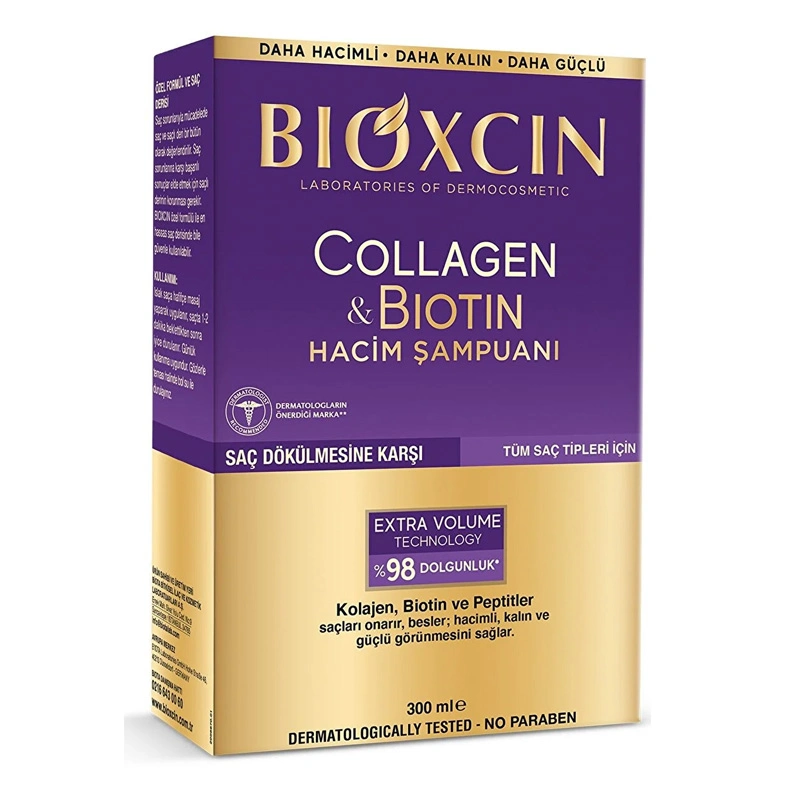 Bioxcin Collagen & Biotin Volume Shampoo - Thumbnail