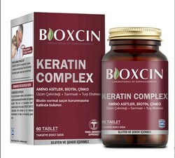 Bioxcin Forte Keratin Complex Tablet Food Supplement 60 Tablets - Thumbnail