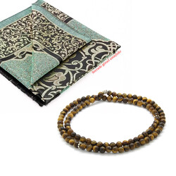 Both Bracelets - Necklace And Rosary 99 Pieces Natural Stone Jewelry Kaplangözü - 8