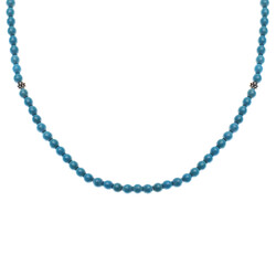 Both Bracelets - Necklaces And 99 Rosary Beads - Are Turquoise From Natural Stone. - 8