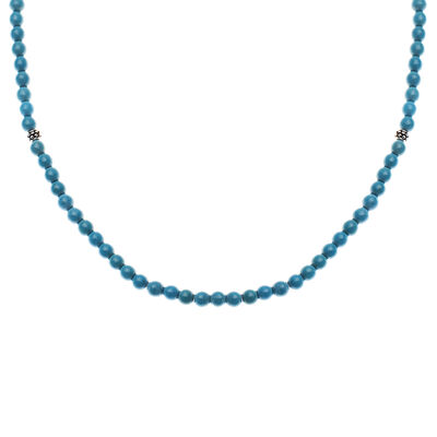 Both Bracelets - Necklaces And 99 Rosary Beads - Are Turquoise From Natural Stone. - 8