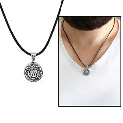 Cevşen 925 Sterling Silver Necklace With Personalized Name Written İn Arabic 