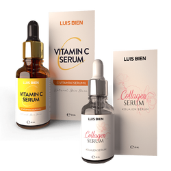 Collagen And 20% Vitamin C Serum Set - Luis Bien - 1