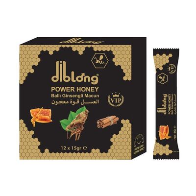 Diblong power Honey Ballı Ginsengli Macun 12 X 15 Gr - 1