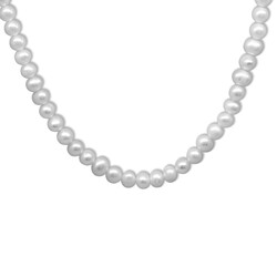 Elegant 60Cm Natural Pearl Bay 925 Sterling Silver Movement Necklace - 3