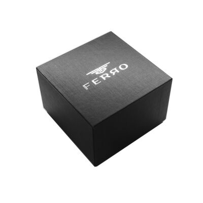 Ferro Mat Lacivert Renk Değiştirilebilir Kordonlu Erkek Kol Saati TH-FM11170AWT-ZD - 9