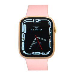 Ferro Pembe Renk Silikon Kordonlu Akıllı Saat TH-FSW1108-C - 9