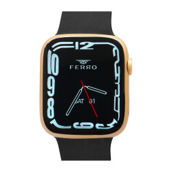 Ferro Siyah & Gold Renk Silikon Kordonlu Akıllı Saat TH-FSW1108-CS - 7