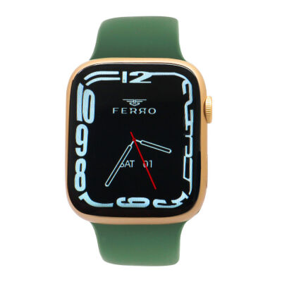 Ferro Yeşil Renk Silikon Kordonlu Akıllı Saat TH-FSW1108-CY - 7