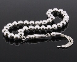 Globe Cut 925 Sterling Silver Tasbih (M-2) - 3