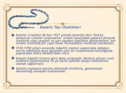 Gold Renk 925 Ayar Gümüş Püsküllü İmamesı Usta İşçilikli Kapsül Kesim Sedefli Ebru Sanatı Mix Renk Katalin Tesbih - 2