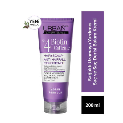 URBAN Hair Root Strengthening Scalp Care Cream Containing Biotin and Caffeine 200 ml - 1