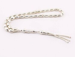 Handmade Barley 925 Sterling Silver Tasbih (M-1) - 2