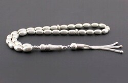 Handmade Barley 925 Sterling Silver Tasbih (M-1) - 4