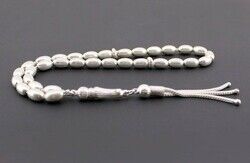 Handmade Barley 925 Sterling Silver Tasbih (M-1) - 5