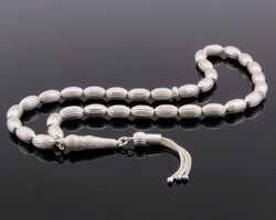 Handmade Barley 925 Sterling Silver Tasbih (M-2) - 3