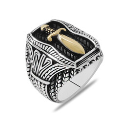 King Arthur 925 Sterling Silver Medieval Style Ring - 3