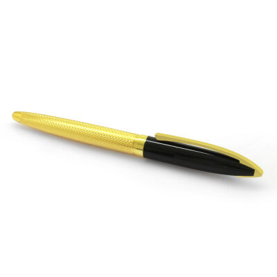 Kişiye Özel İsim Yazılı Sarı-Siyah Renk Roller Tükenmez Kalem - 2