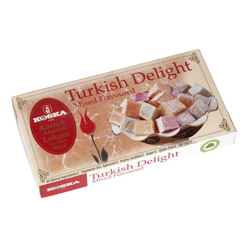 Koska Mixed Flauvored Turkish Delight 500 Gr