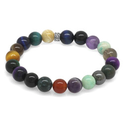 Küre Kesim Multicolor Doğaltaş Kombinli Genç Başarı Bilekliği - 2