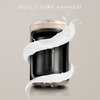 Machine Turkish Coffee Beige 5 Cup Capacity With Plenty of Foam - 1