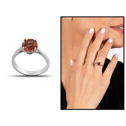 Oval Design Medium Size Zultanite 925 Sterling Silver Women's Solitaire Ring - 7