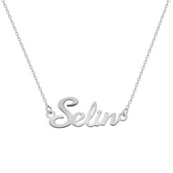 Personalized 925 Sterling Silver Women's Necklace - Thumbnail