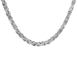 Silver Color 5Mm Thickness Steel Chain King 317L - Thumbnail
