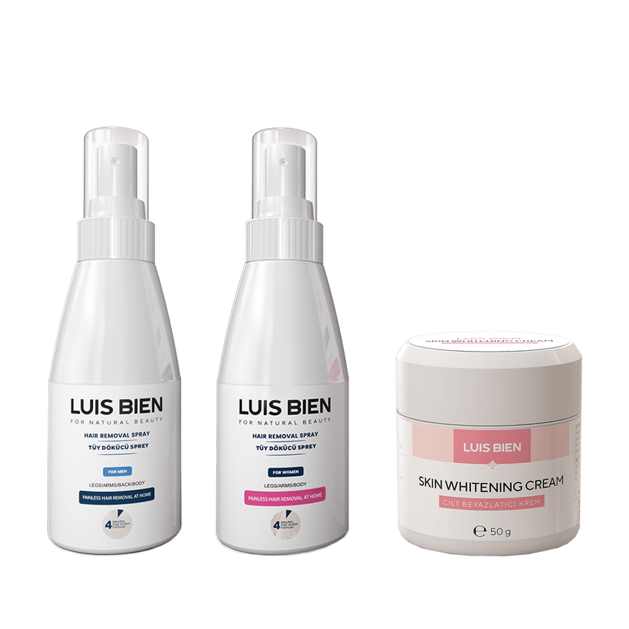 Skin Whitening Cream And Hair Removal Spray - Luis Bien Shave & Hair Removal LUIS BIEN Skin Whitening Cream And Hair Removal Spray - Luis Bien Shave & Hair Removal LUIS BIEN