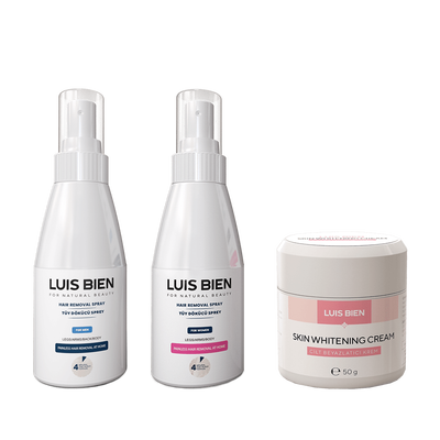 Skin Whitening Cream And Hair Removal Spray - Luis Bien