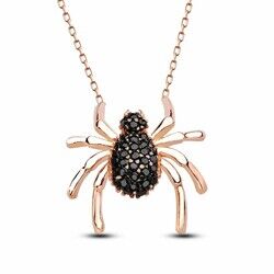 Spider Design 925 Sterling Silver Necklace