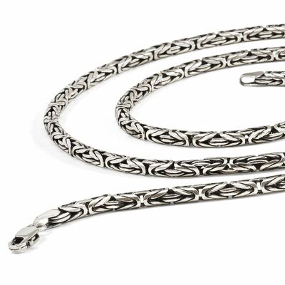 Sterling Silver 65 Cm, 80 Microns, King Chain