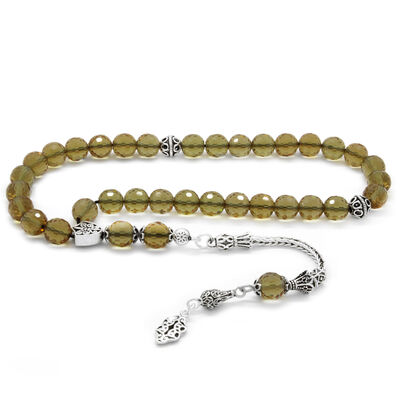 Sterling Silver Sultanite Tasbih Tassel and Faceted Cut (M-1) - 2