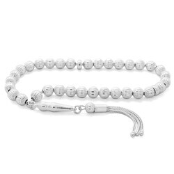 Tasbih 925 Sterling Silver Ball Cut Pencil Craftsmanship - 2