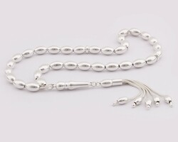 Tasbih 925 Sterling Silver With Four Tassels - 1